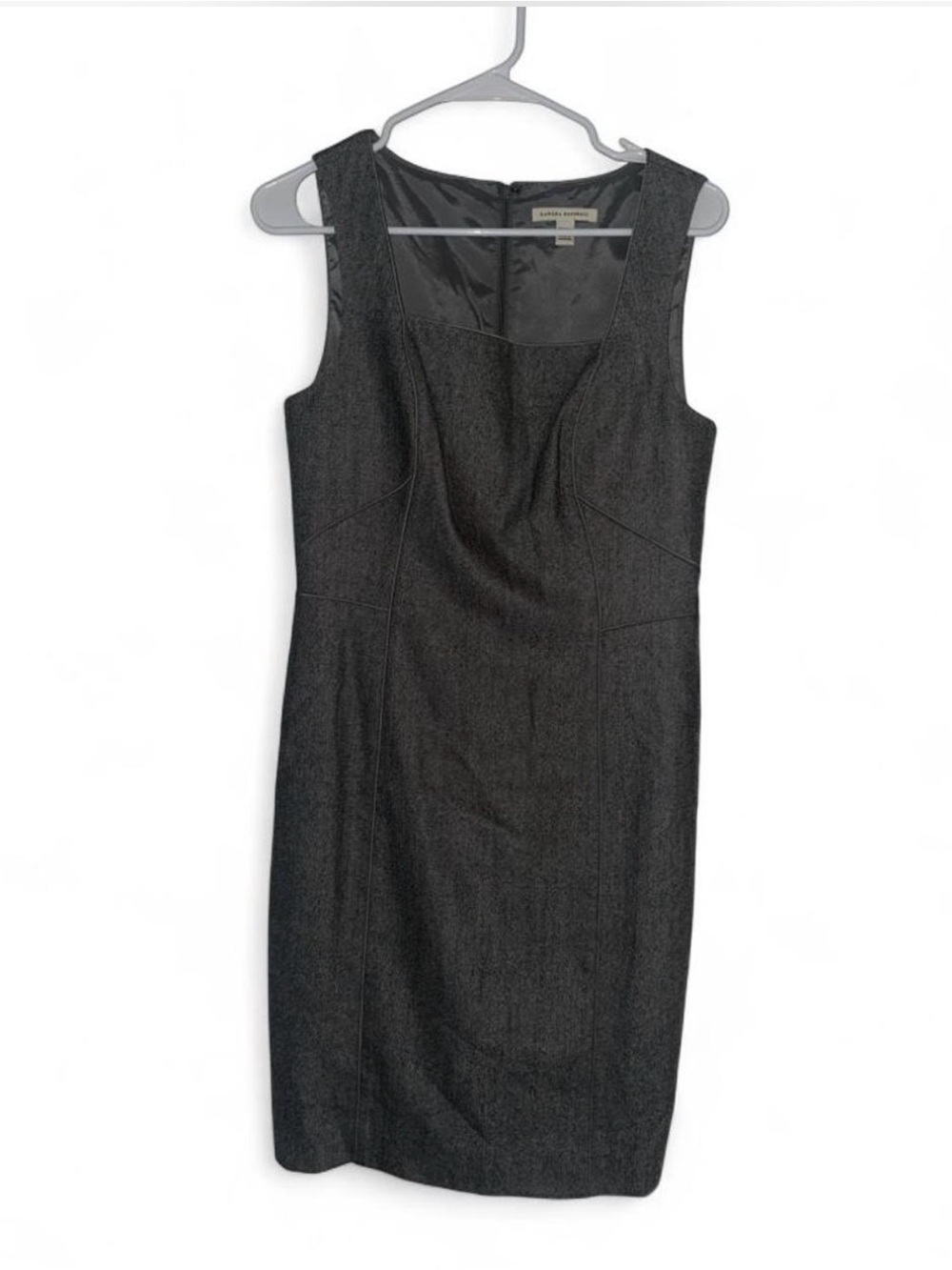 Banana Republic Dark Charcoal Sheath Midi Dress